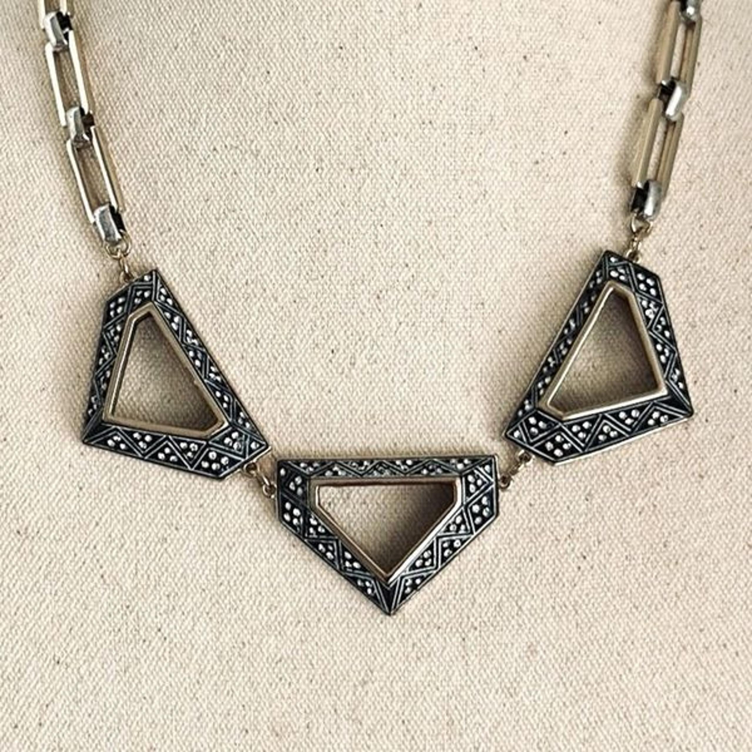 Mod Mode Midi Necklace Rare Collector Piece, Art Deco Style, New - Lulu Frost