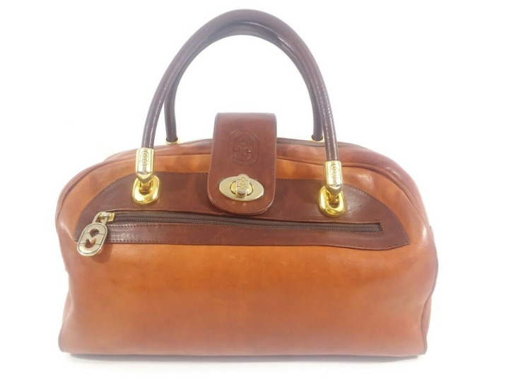 Marino Orlandi Walnut Leather Speedy Bag