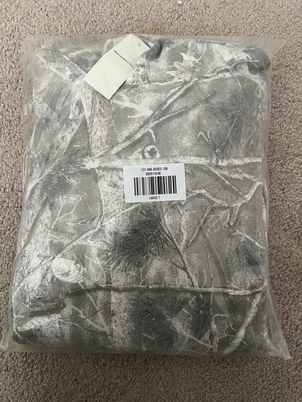Abercrombie and Fitch Camo Hoodie - Tall L