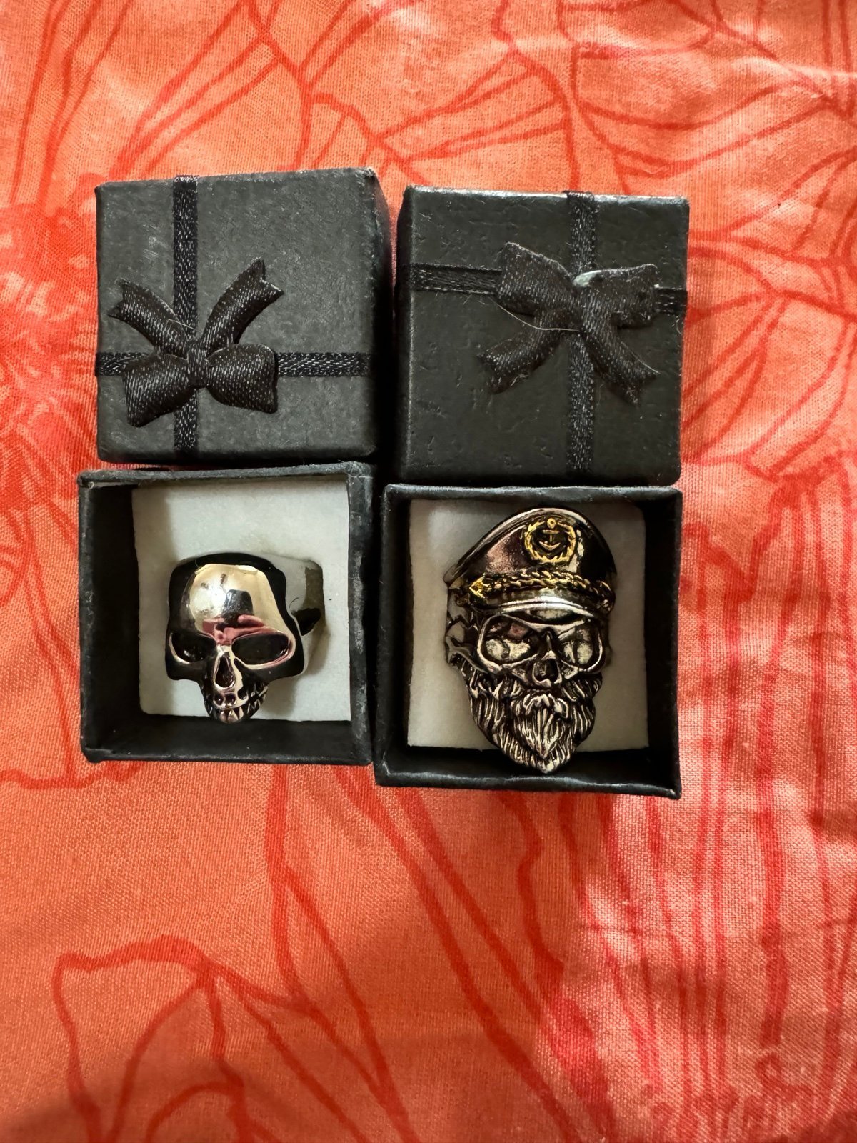 Stainless Steel Skull Rings