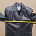 Clio vintage 90s genuine leather overcoat jacket trenchcoat black size 12 coat