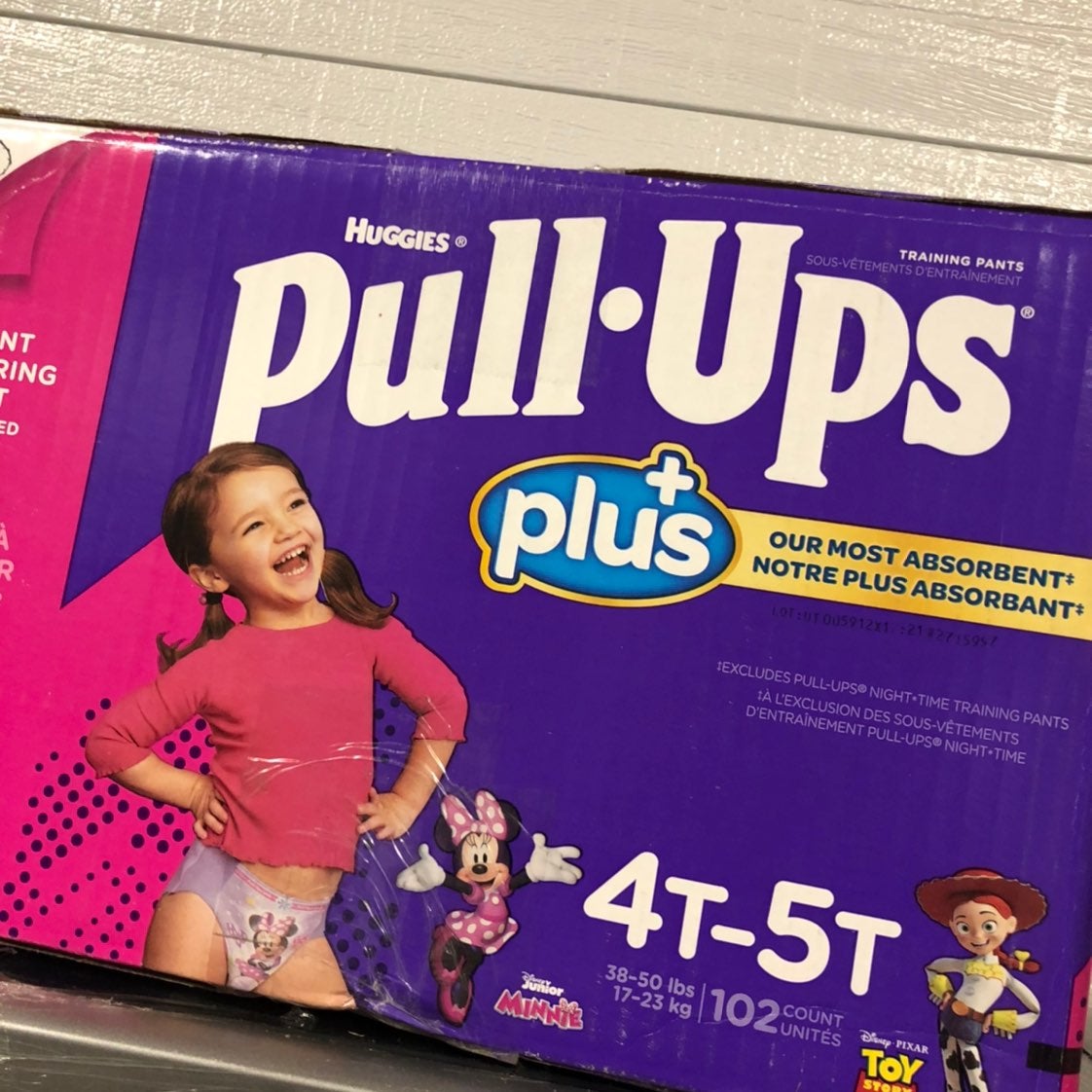 Huggies Pull Ups Plus Training Pants 102