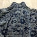 Vintage Hawaiian Jean Jacket 80s 90s Puffy Sleeve Floral Print Tropical Denim