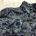 Vintage Hawaiian Jean Jacket 80s 90s Puffy Sleeve Floral Print Tropical Denim