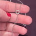 The Gotta Have it Delicate Lariat necklace with cubic zirconia in 925 silver