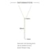 The Gotta Have it Delicate Lariat necklace with cubic zirconia in 925 silver