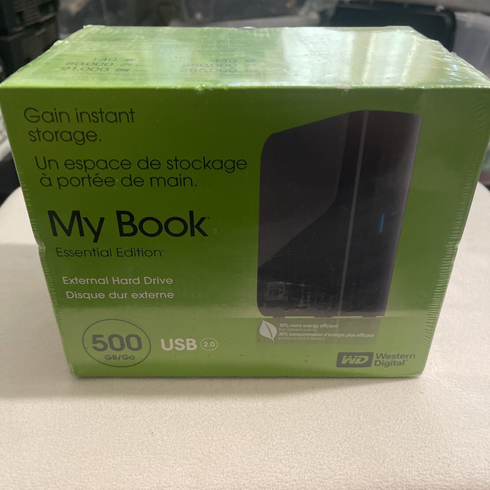 WESTERN DIGITAL MY BOOK 500GB WD5000C037 NEW SEALED