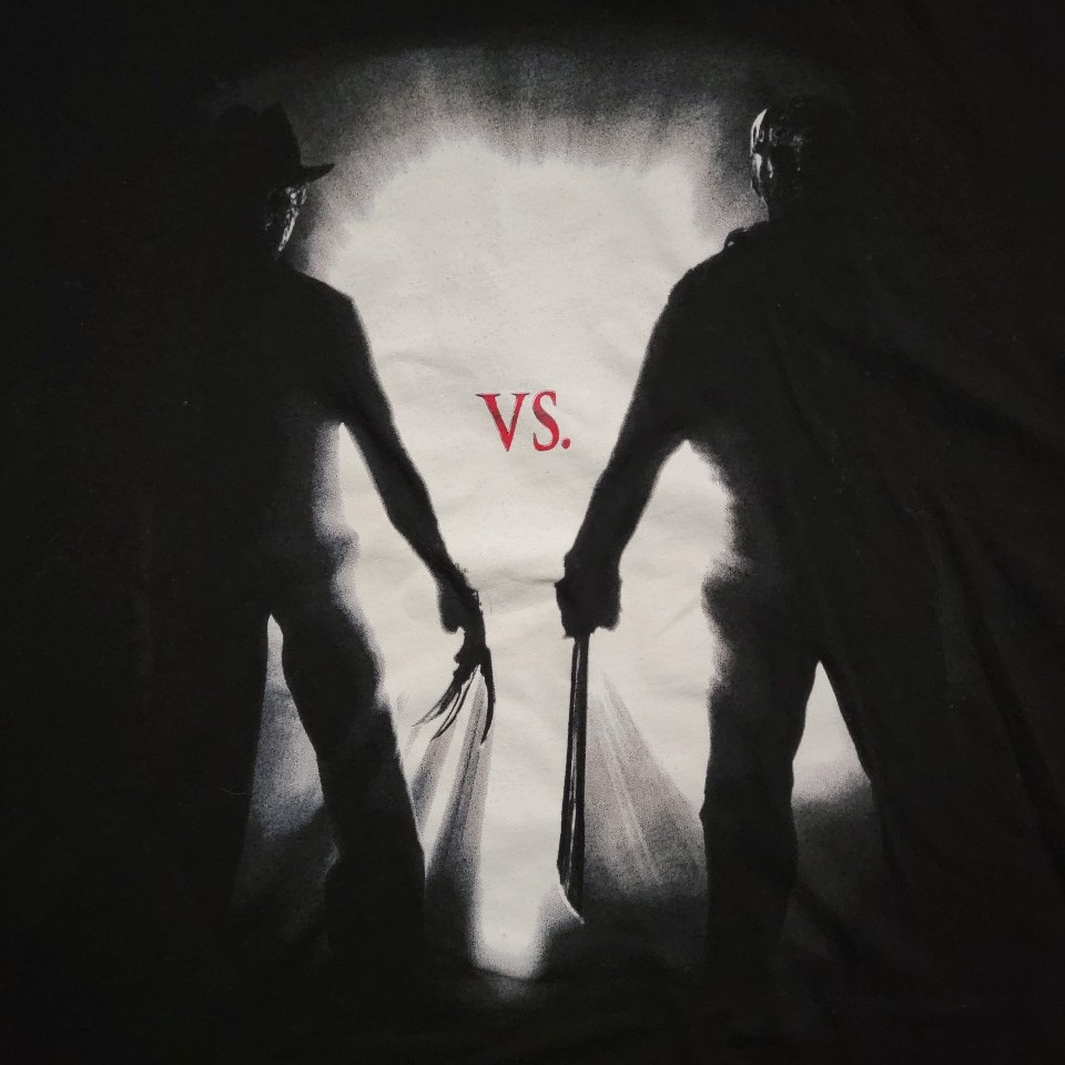 Vintage FREDDY VS. JASON Shirt FRIDAY THE 13TH HORROR Krueger NIGTMARE ELM Tee
