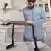 Premier Laptop Standing Lap Desk Adjustable Height Workstation Black New In Box