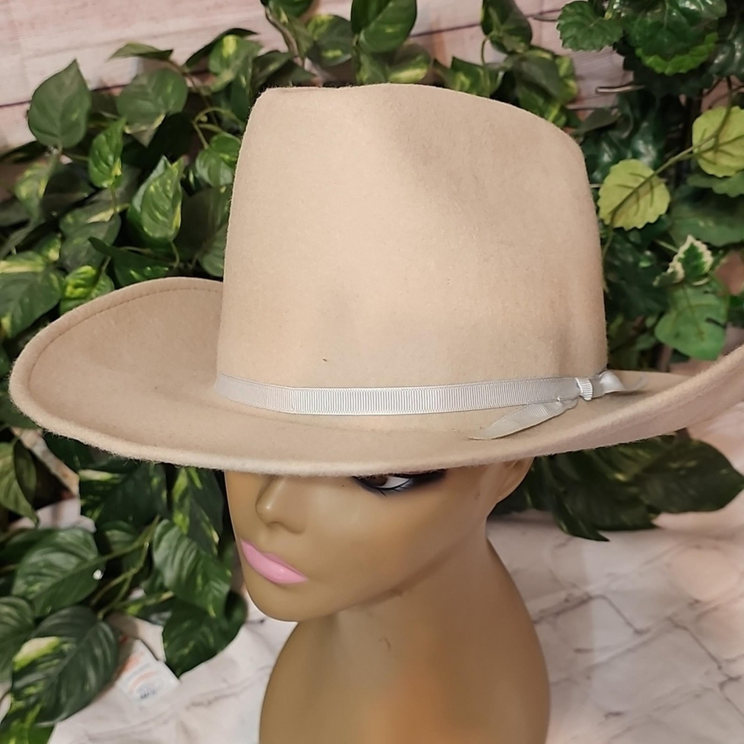 Rockmount  100% Wool- Weatherized Wide-Brim Perma-shape Hat with Ribbon