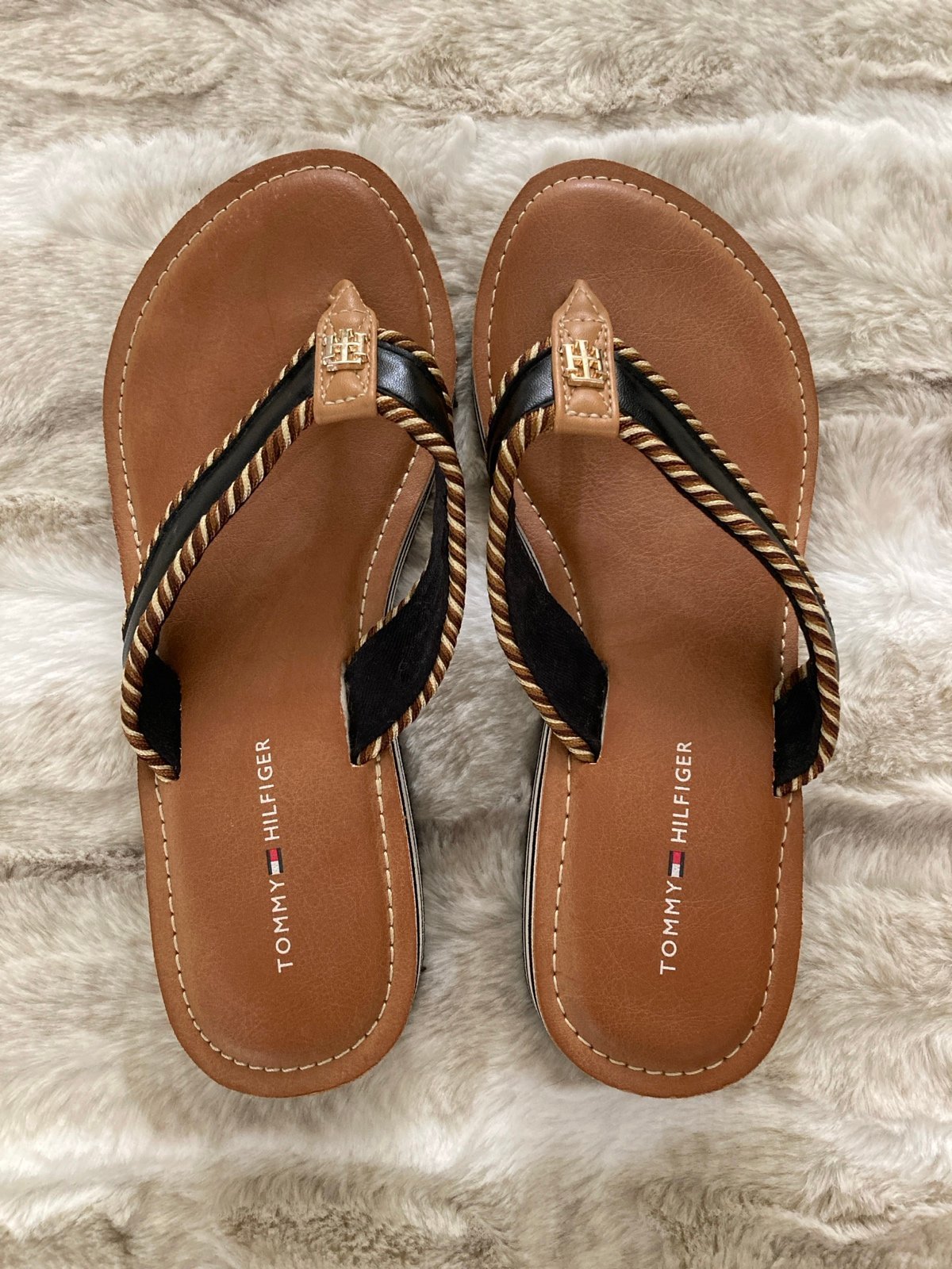 高品質 Tommy Hilfiger Mercari | Sandals Brown 靴