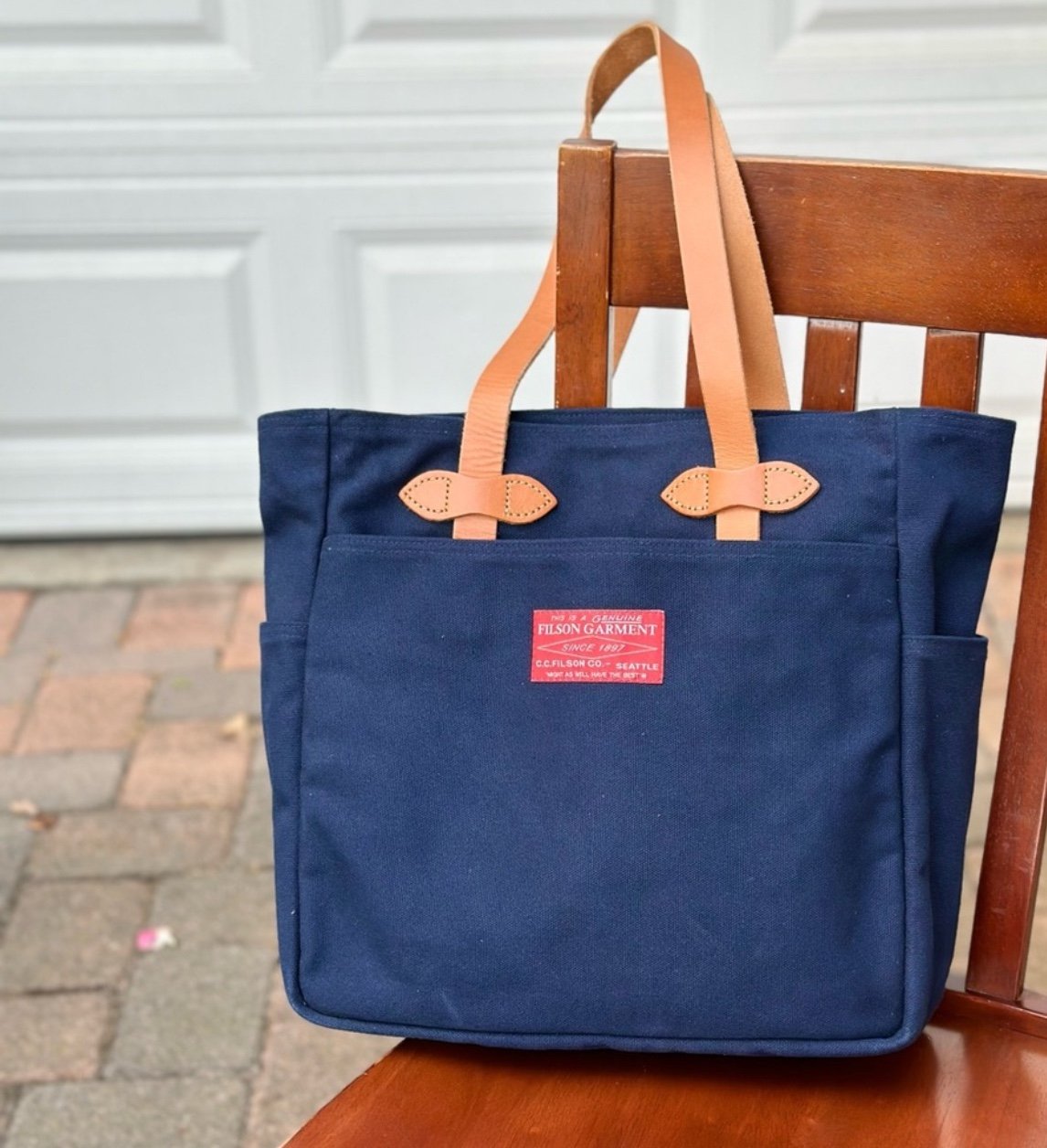 Filson x Nanamica red label tote (rare)