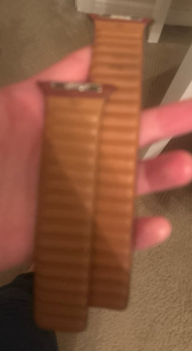 Apple brown leather Apple Watch Strap
