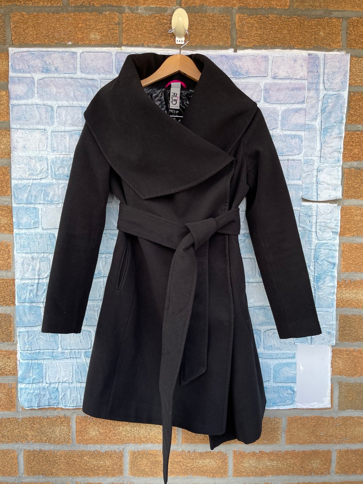 RUD by RUDSAK Trench Coat Notch Lapel Coats Windproof Jackets Overcoat small