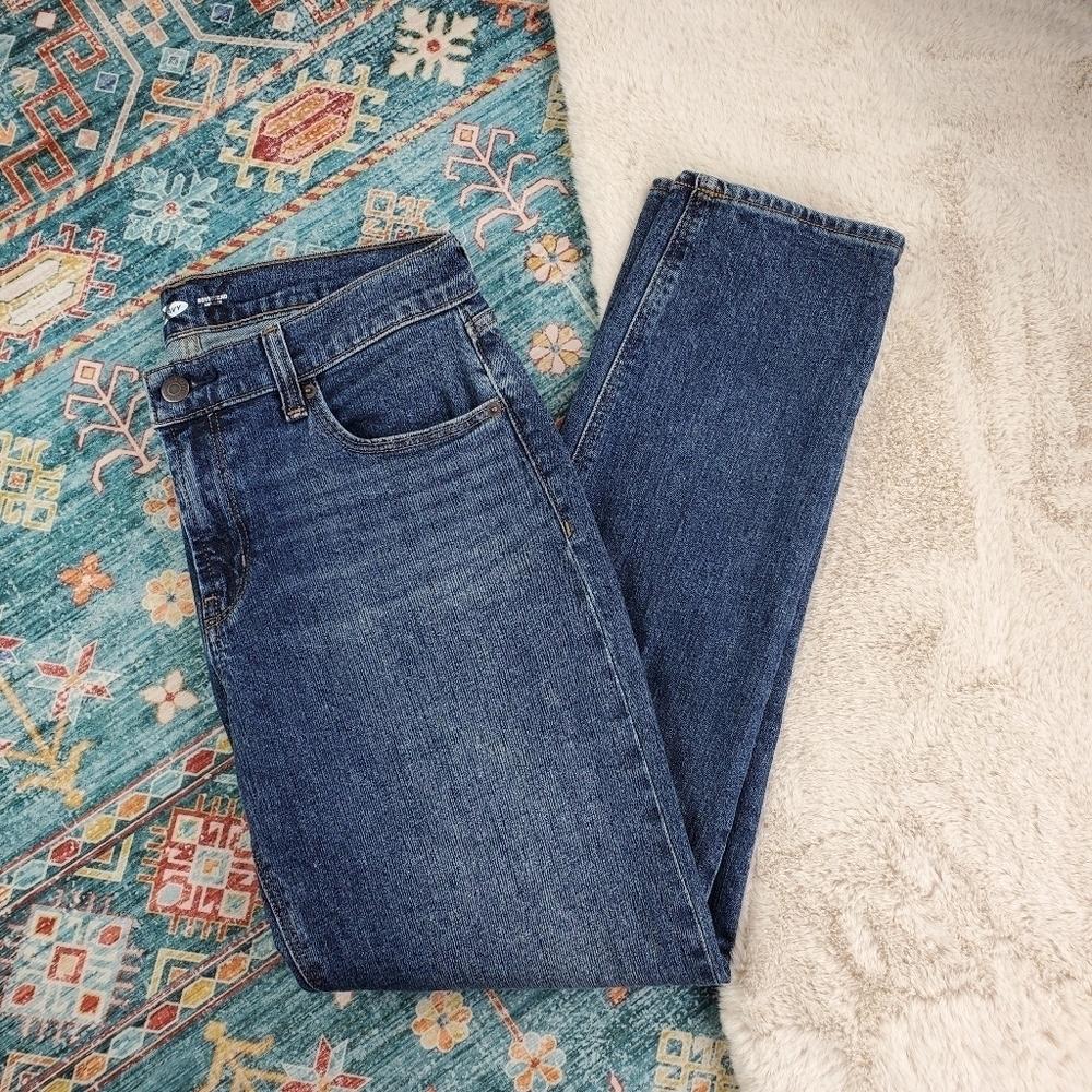 Old Navy Dark Wash Boyfriend Denim Jeans 2