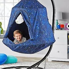 Member's Mark Kid's Hangout Pod Navy Blue Unisex Stars/Constellations Pre Owned