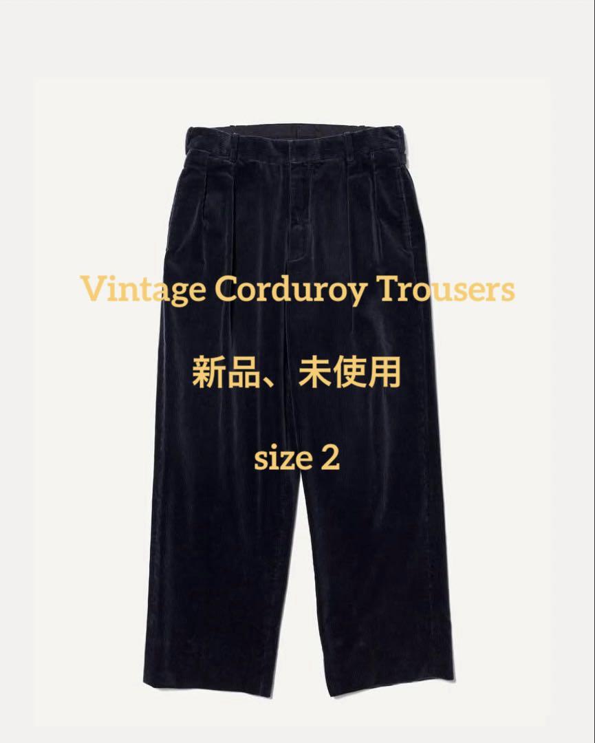 【Brand New, Unused】A.PRESSE 24aw Corduroy Pants