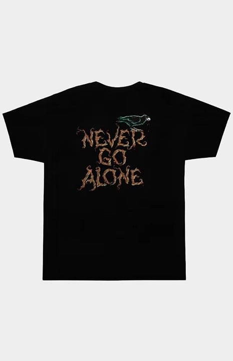 Halloween Horror Nights 2025 Never Go Alone Adult T-Shirt M,L XL
