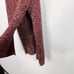 Anthropologie XS Bordeaux Red Flowy Maxi Tunic Sweater Turtleneck Sleeveless