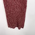 Anthropologie XS Bordeaux Red Flowy Maxi Tunic Sweater Turtleneck Sleeveless
