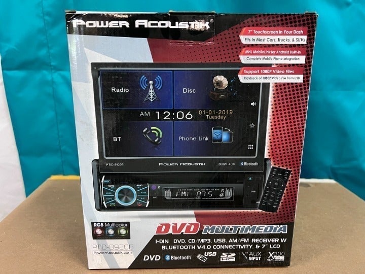 NEW in the box Power Acustik PTID 8920B car radio replacement