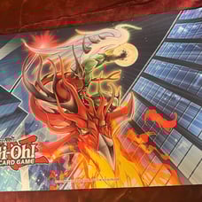 Yugioh San Diego Comic Con Elemental HERO Flame Wingman Infernal Rage Playmat