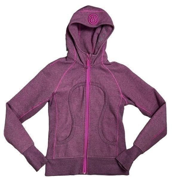 Lululemon Scuba Hoodie WMNS 6 Jacket Heathered Dusty Rose Pink