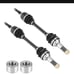 Chabushi Front Left Right CV Axle Drive Shaft & Bearing Set for Yamaha Grizzly 6