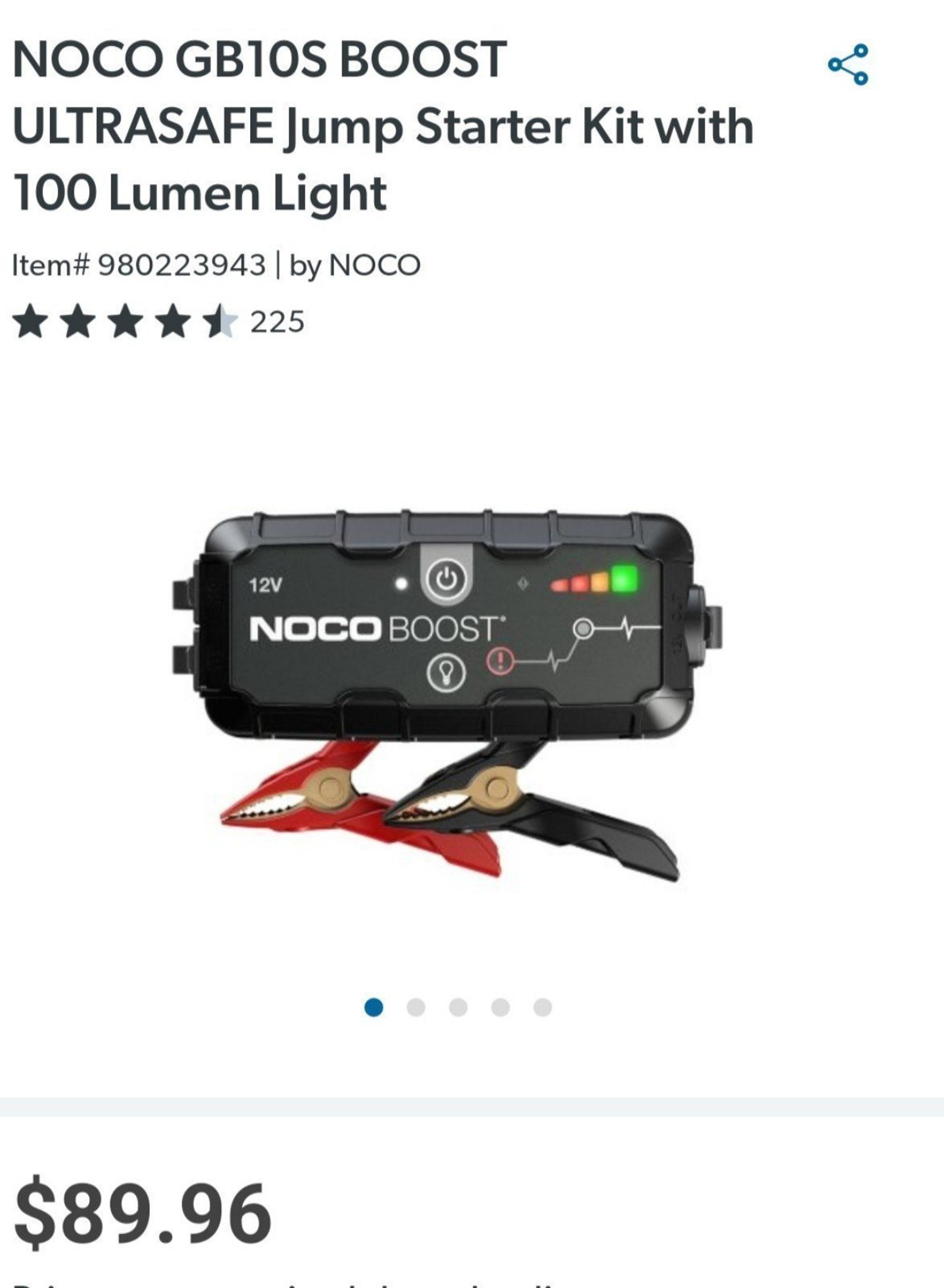 NOCO GB10S boost ultrasafe jump starter ****New sealed ******