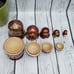 Nesting Dolls Hand Painted Floral Ladies, Set of 5