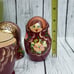 Nesting Dolls Hand Painted Floral Ladies, Set of 5