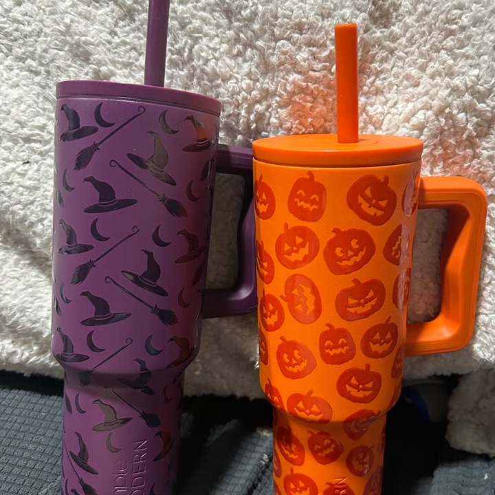 Hydrated witch & jack o lanterns simple modern bundle