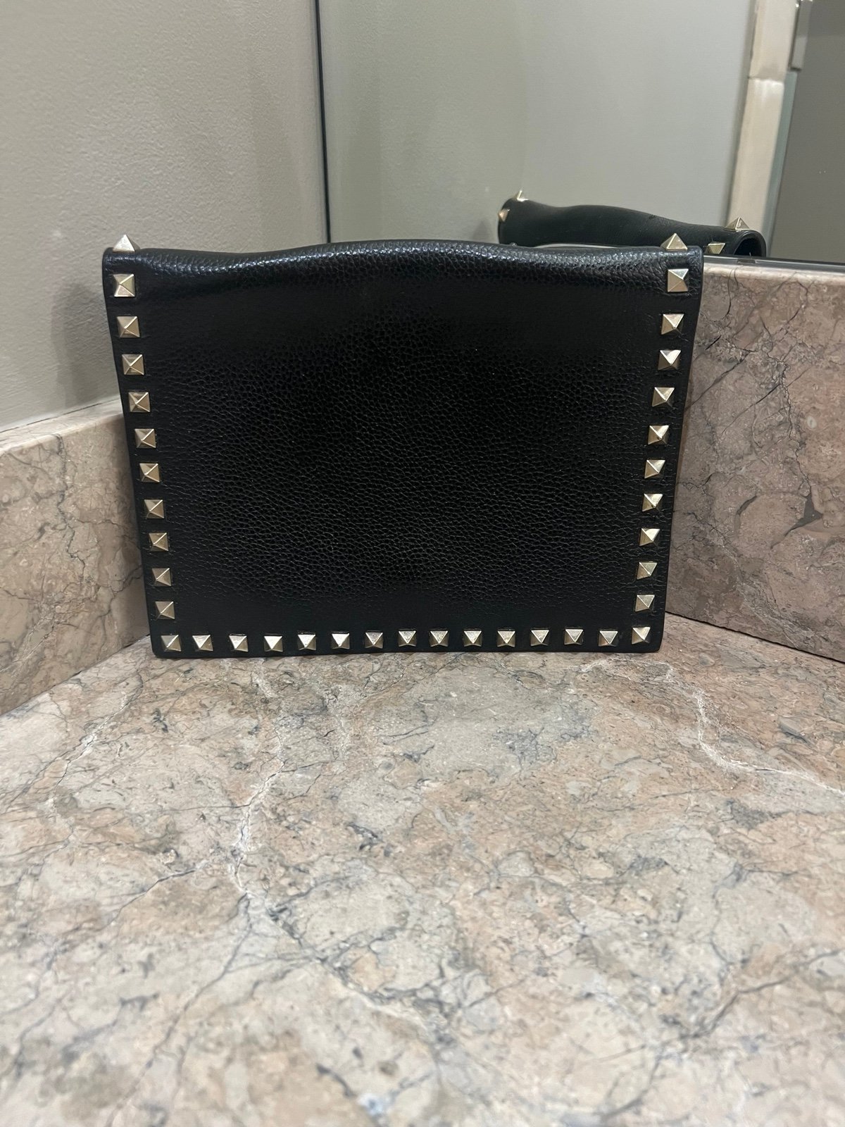 Neiman Marcus Leather Clutch