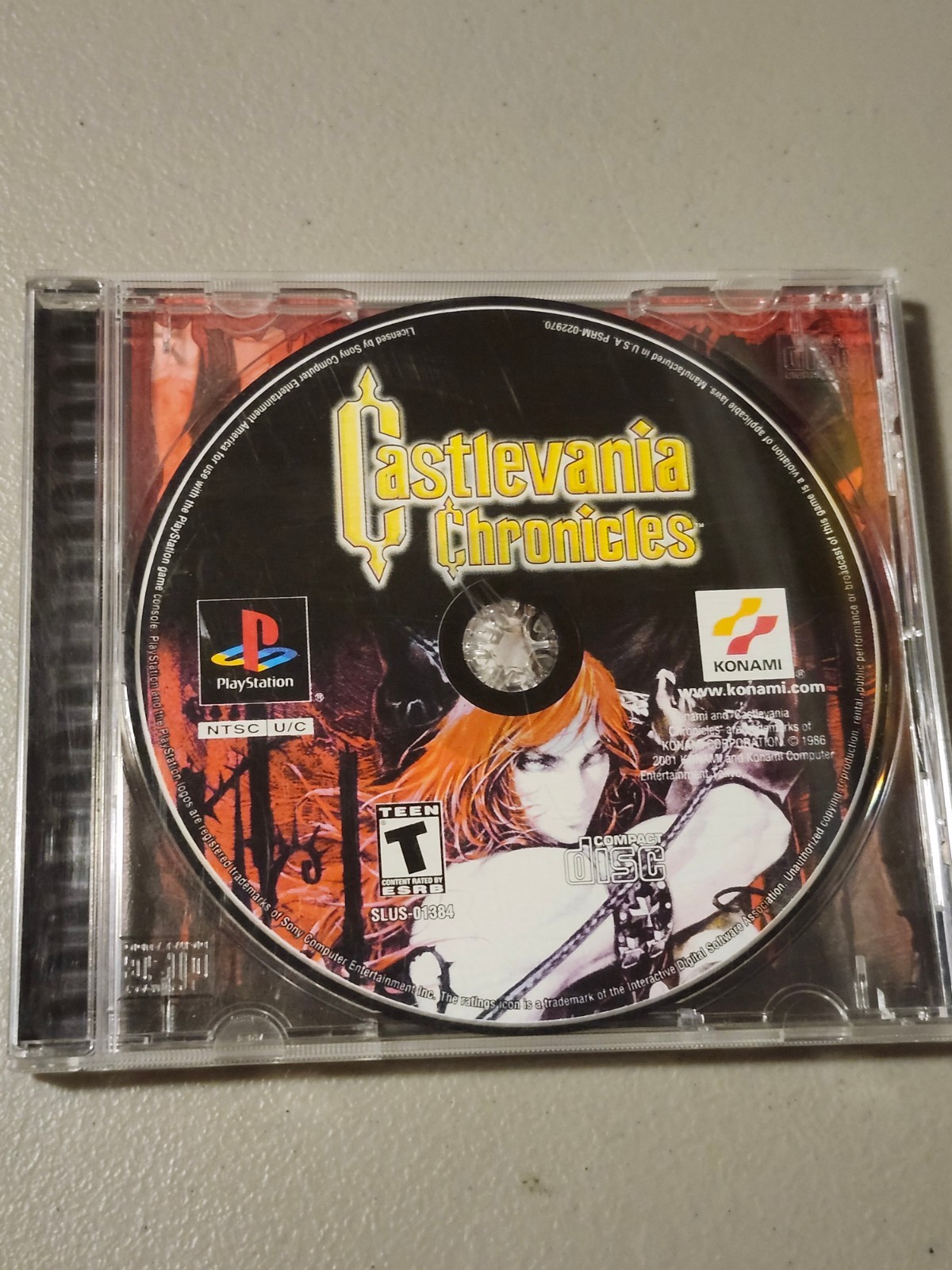 Castlevania Chronicles (Sony PlayStation 1, 2001) Missing Manual