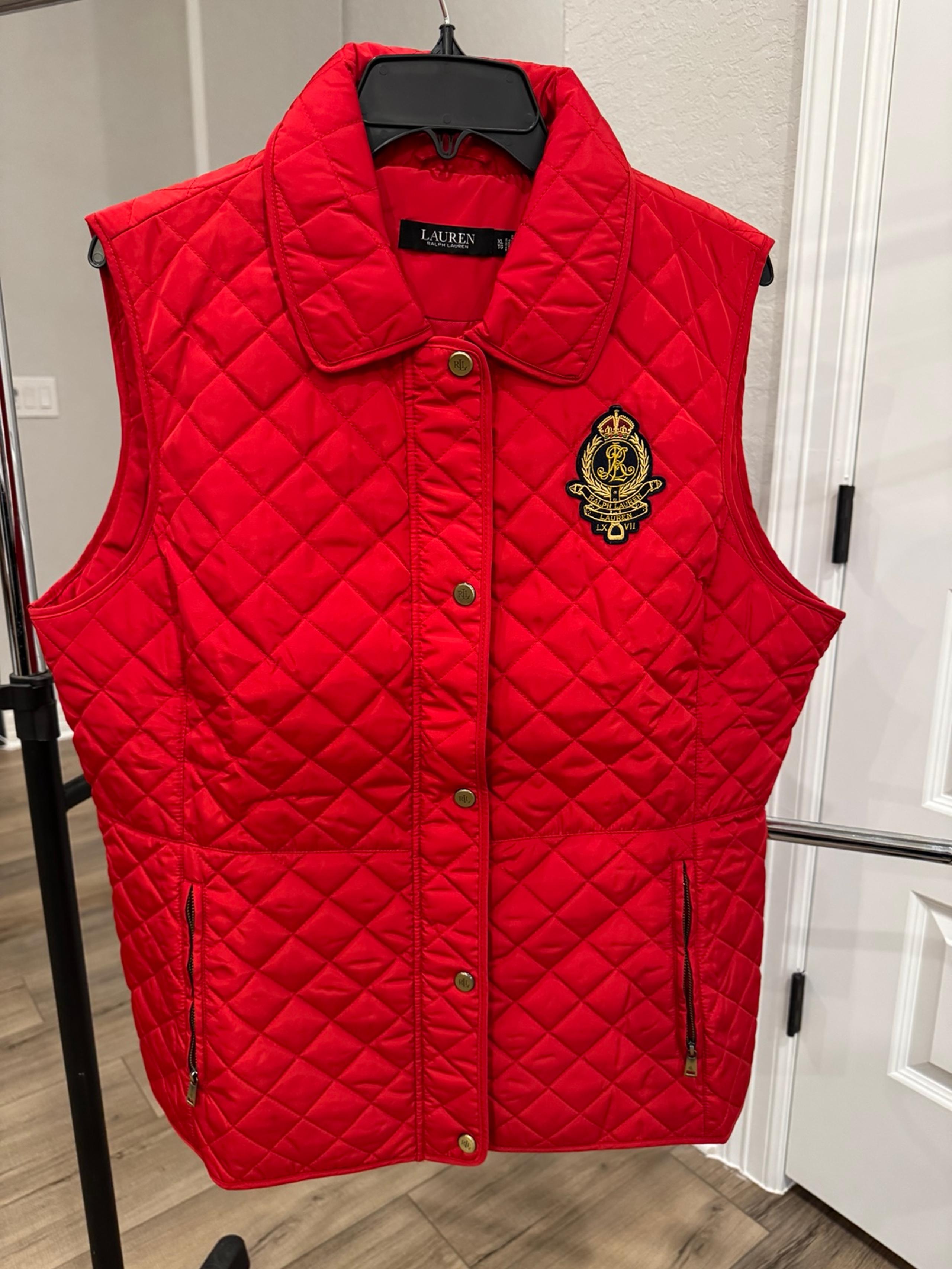 Ralph Lauren Women’s Vest- XL- Red