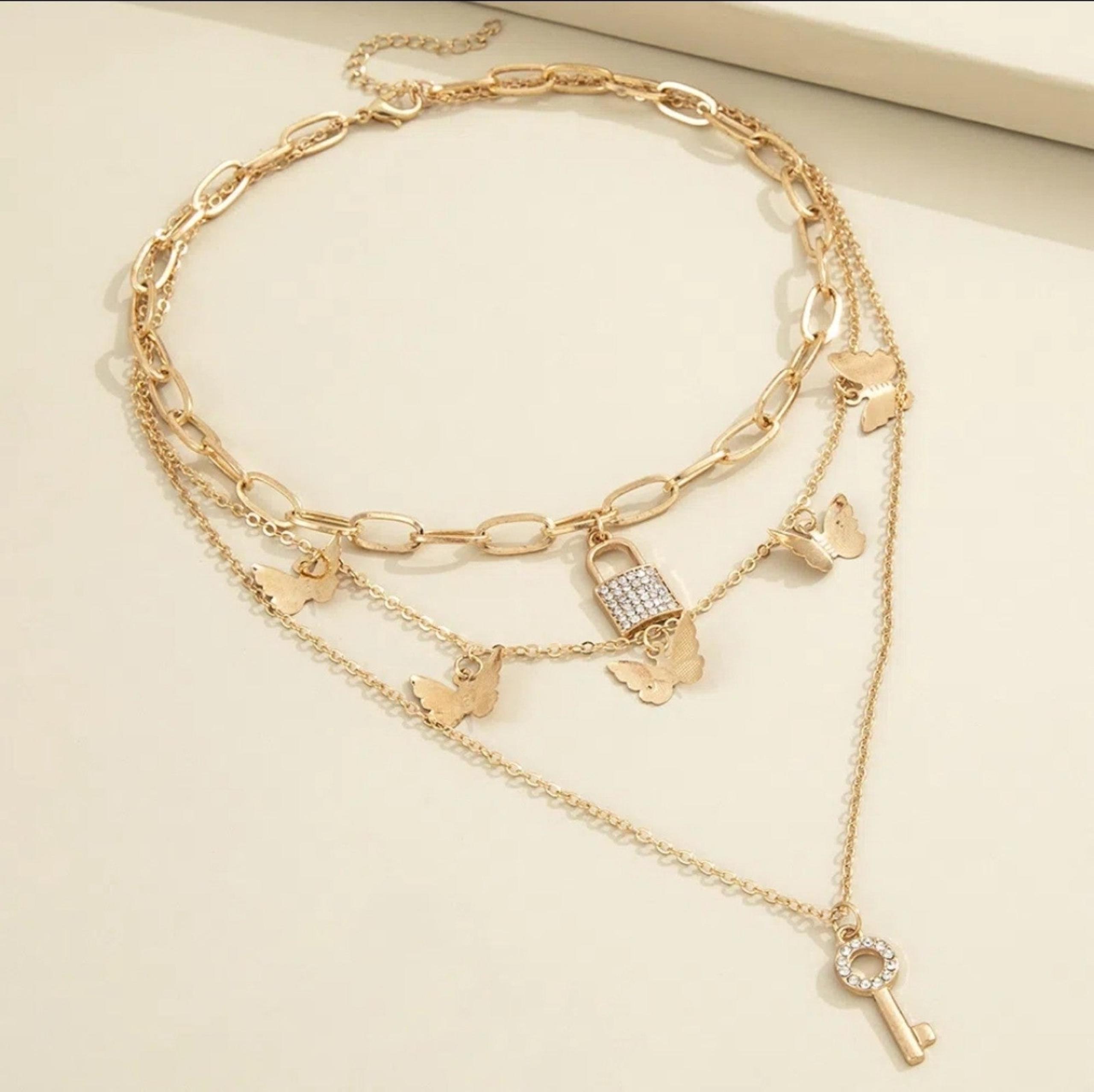 Lock necklace