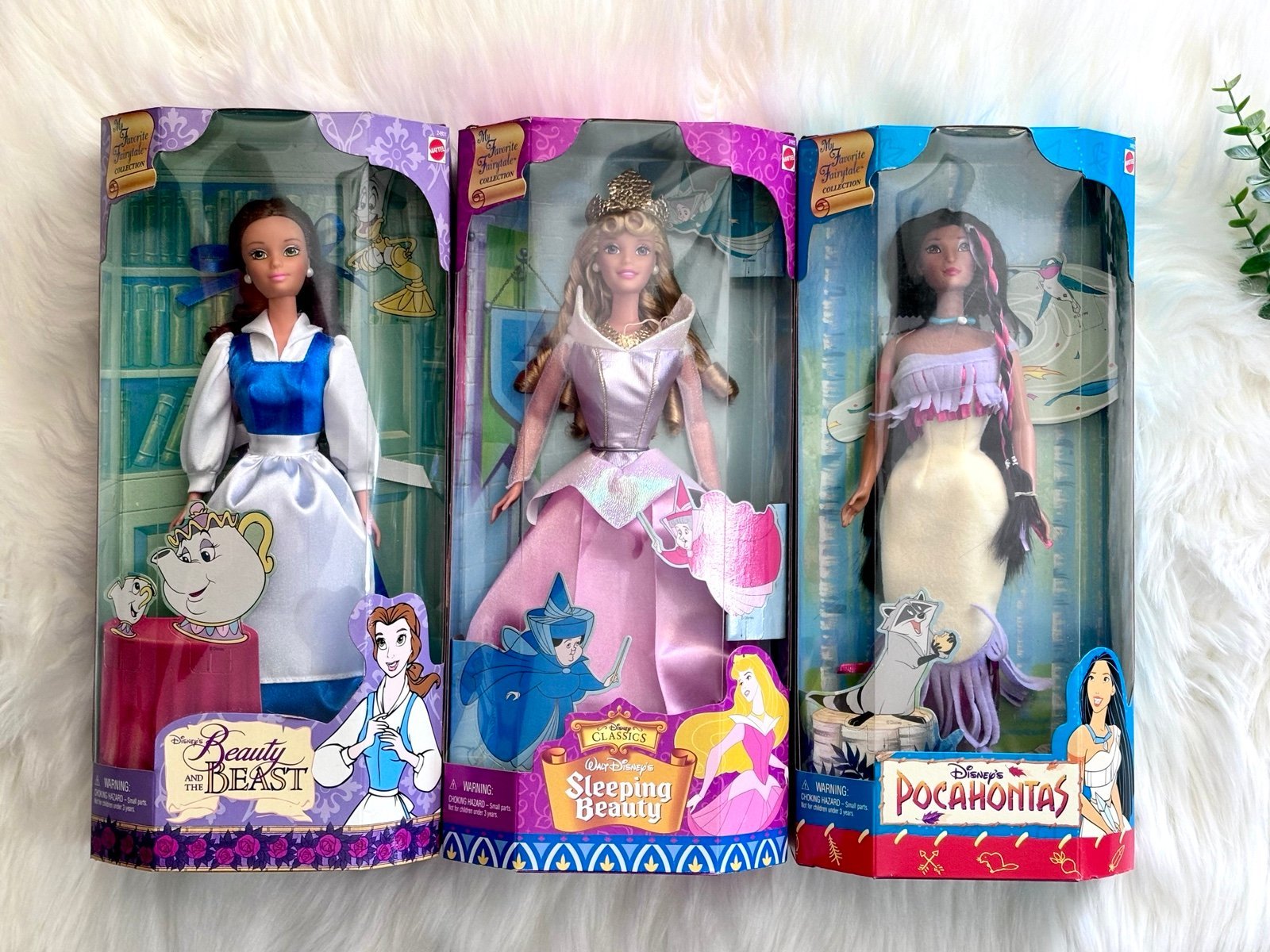 NEW 1999 Disney FAIRYTALE PRINCESS Collectable Dolls