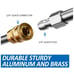 7 Nozzles Pressure Washer Set Water Broom with Water Gun Can be Used Directly