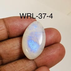 White Rainbow moonstone Heart Shape Cabochon-WRL-37-4