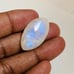 White Rainbow moonstone Heart Shape Cabochon-WRL-37-4