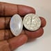 White Rainbow moonstone Heart Shape Cabochon-WRL-37-4