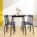 5 Pcs Dining Set Table & 4 Chairs Home Kitchen Room Breakfast Furniture