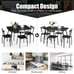 5 Pcs Dining Set Table & 4 Chairs Home Kitchen Room Breakfast Furniture