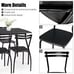 5 Pcs Dining Set Table & 4 Chairs Home Kitchen Room Breakfast Furniture