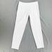 E/Kollins White Made in Italy Side Zip Stretch Cropped Capri Slim Leg Pants