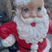RARE FIND Vintage Hand painted Ceramic Santa Planter/candy/nut Dish