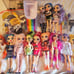 Rainbow high doll lot accessories clothes closet