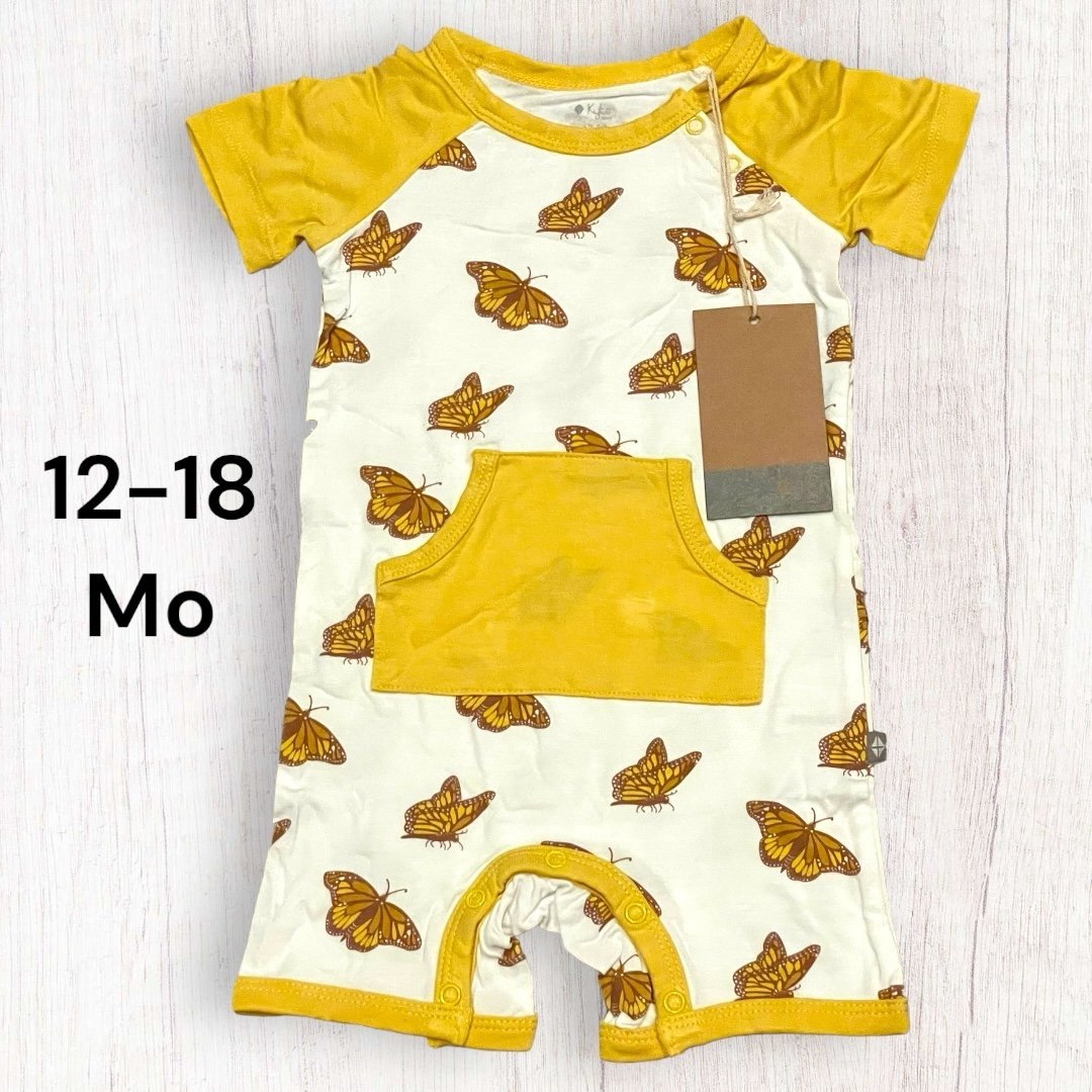 NWT Kyte baby shortall Monarch 12-18 mo