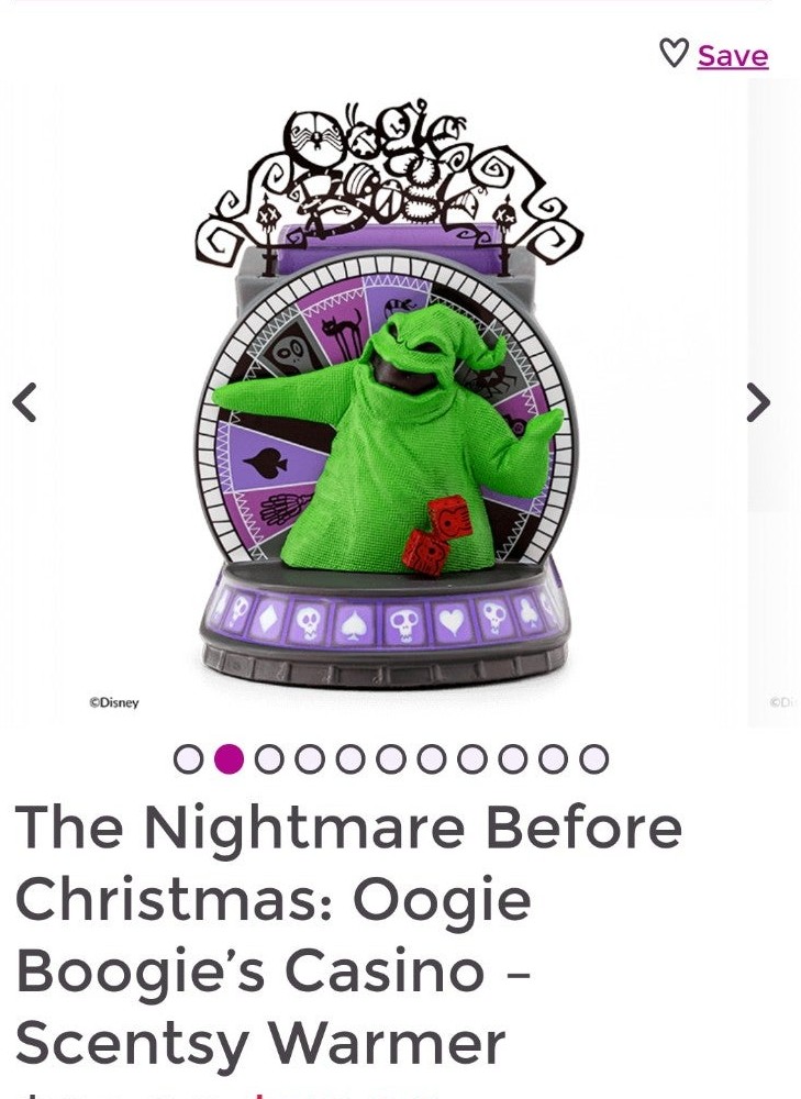 Oogie Boogie Casino Scentsy Warmer