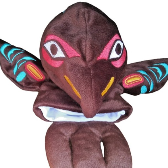 Native Explore Hand Puppet Grace The Eagle Brown Indigenous Puppet Collection